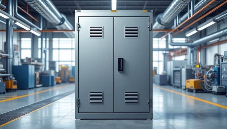 Armoire électrique industrielle : dimensions et raccordement
